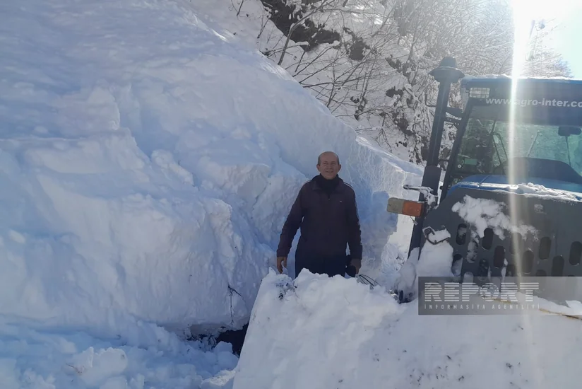 Qaxın Sarıbaş kəndi ilə əlaqəsi bərpa edilib