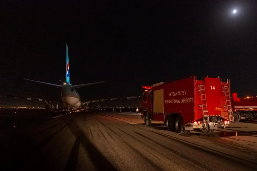 Bakı aeroportunda “Korean Air” aviaşirkətinə məxsus təyyarə məcburi eniş edib