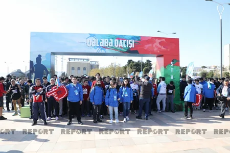 Bakıda qələbə qaçışı təşkil edilib