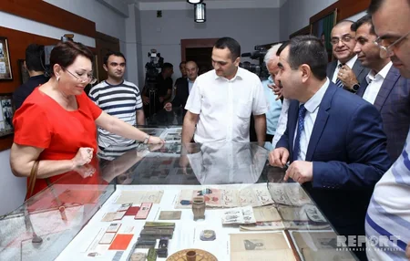 Şərq qəzetinin redaksiyasında yaradılan Mətbuat muzeyinin açılışı olub