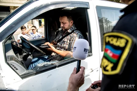 Yol polisi Xətai rayonunda profilaktik-maarifləndirmə tədbirləri keçirib - FOTOLAR - VİDEO - YENİLƏNİB