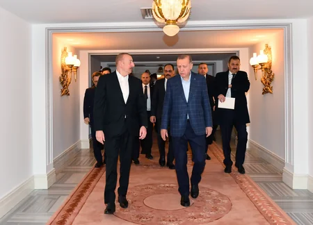 President Ilham Aliyev meets President of Türkiye Recep Tayyip Erdogan in Istanbul