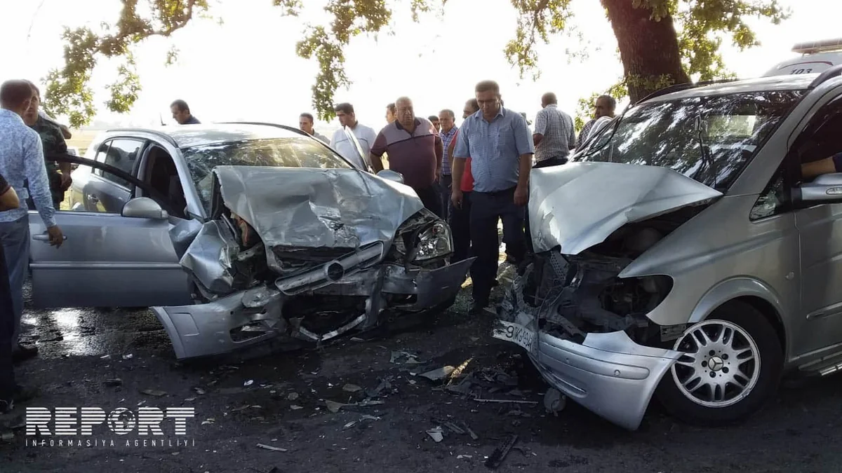 Samuxda yol qəzası baş verib, xəsarət alan var