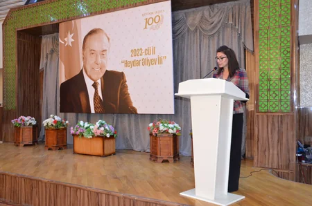 Kürdəmirdə Heydər Əliyevin 100 illik yubileyi qeyd edilib