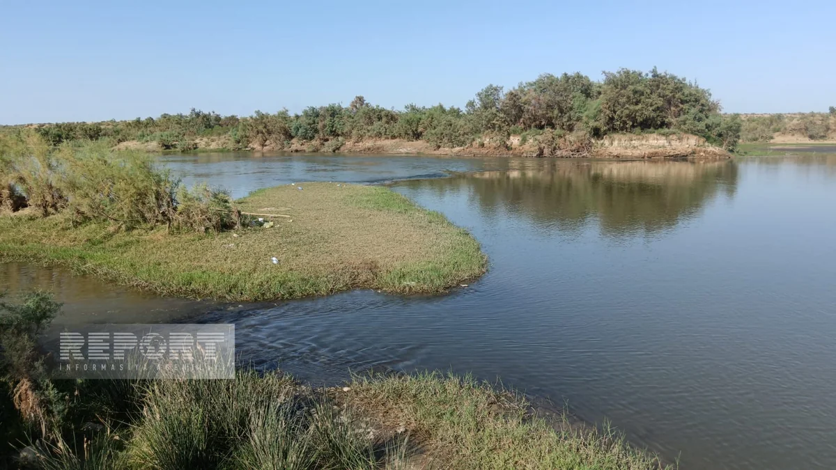 Уровень воды в реке Араз снизился на один метр