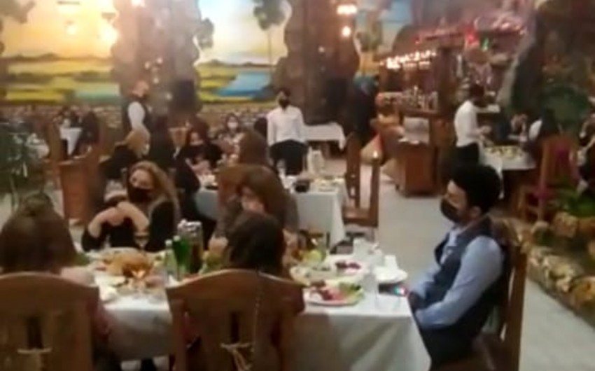 Bakıda restoranda toy edən 40 nəfər cərimələnib