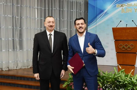 President Ilham Aliyev attends ceremony dedicated to sport results of 2017 - UPDATED