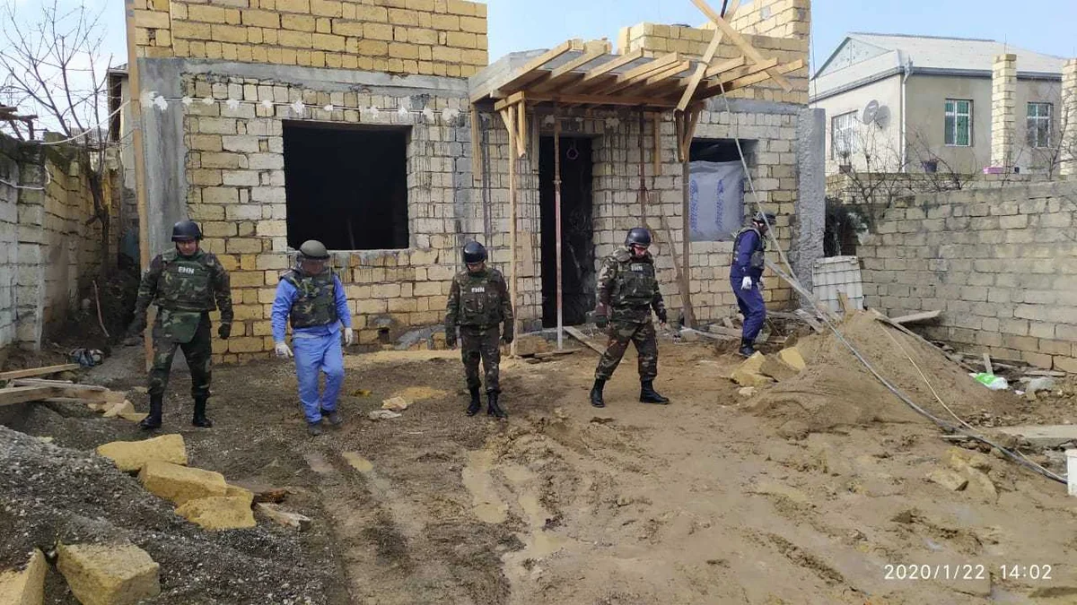 Qaradağda mina hadisəsi baş verib, 1 nəfər xəsarət alıb