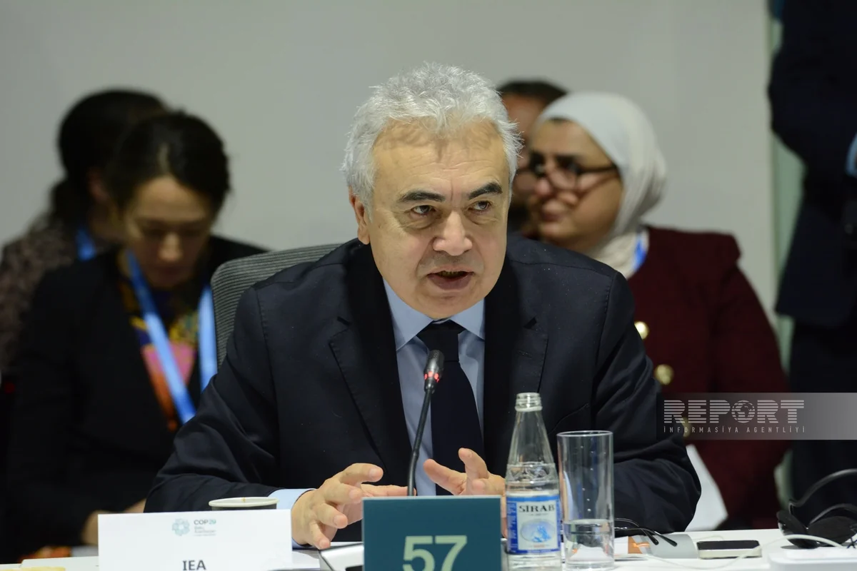 Fatih Birol: “3 000 qiqavat “yaşıl enerji” qlobal şəbəkələrə əlavə edilməyə hazırdır”