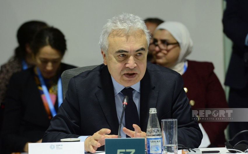Fatih Birol: “3 000 qiqavat “yaşıl enerji” qlobal şəbəkələrə əlavə edilməyə hazırdır”