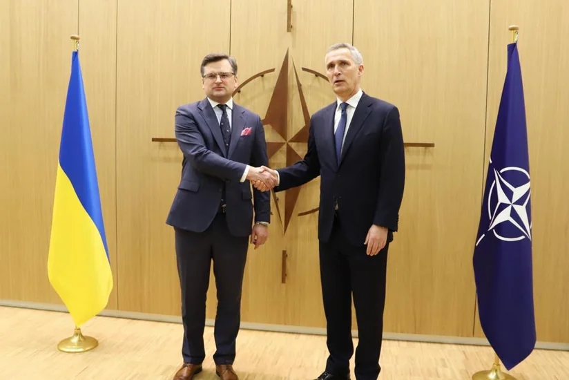 Состоялась встреча между генсеком НАТО и главой МИД Украины