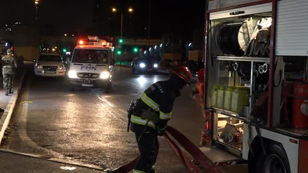 8 Noyabr metrostansiyasında şərti yanğın söndürülüb