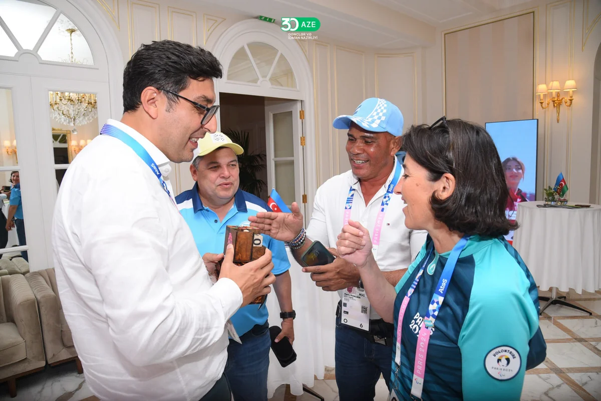 Azərbaycan Olimpiya Evində beynəlxalq qurumların nümayəndələləri ilə görüşlər keçirilib