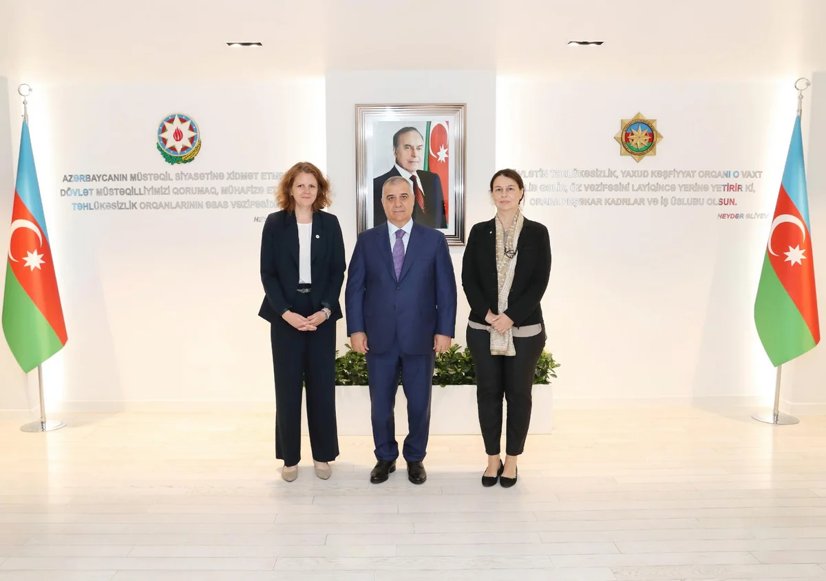 DTX rəisi BQXK-nın Azərbaycandakı Nümayəndəliyinin yeni rəhbəri ilə görüşüb