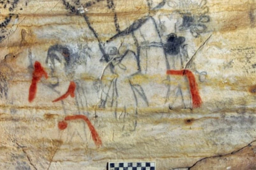 Cave containing Native American artwork sold in US