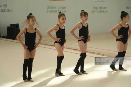 Bölgə idmançılarının Milli Gimnastika Arenasında təlim-məşq toplanışı davam edir