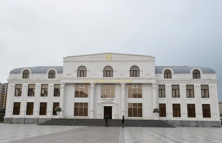 Президент принял участие в открытии административного здания Сумгайытской городской организации Партии Ени Азербайджан