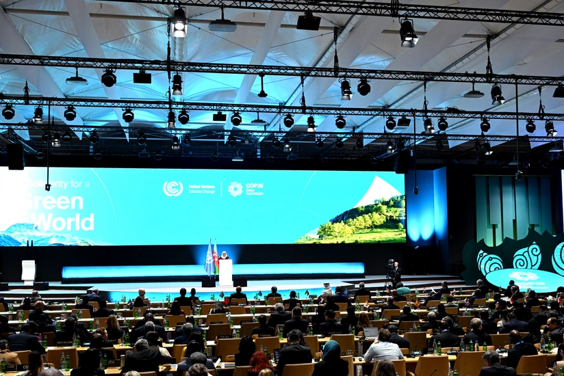 COP29-un Liderlər Sammitinin açılış mərasimində iştirak edən dövlət və hökumət başçılarının şərəfinə ziyafət verilib