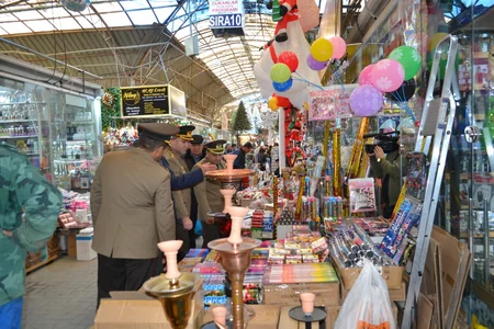 Sədərək ticarət mərkəzində yanğınla bağlı təlim keçirilib