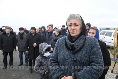 Tombstone monument for martyred journalist Maharram Ibrahimov unveiled