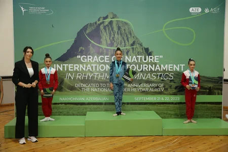 Naxçıvanda bədii gimnastika üzrə beynəlxalq turnir keçirilib