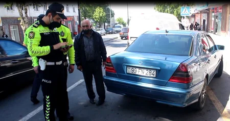 Qaxda reyd keçirildi, sürücülər cərimələndi