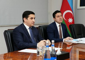 Fərid Əhmədov “Yüksəliş” müsabiqəsinin qalibləri ilə görüşüb