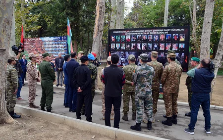 Military attachés of foreign countries commemorate victims of terror in Ganja