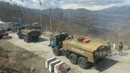 Xankəndi-Laçın yolunda sülhməramlıların avtomobilinin içərisində ermənilər keçib - YENİLƏNİB-5