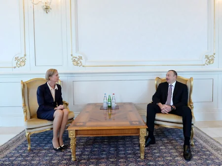 President Ilham Aliyev received credentials of Swedish and Slovenian Ambassadors