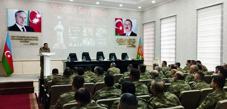 Xocalı soyqırımının 32-ci ildönümü ilə əlaqədar Azərbaycan Ordusunda silsilə tədbirlər keçirilib