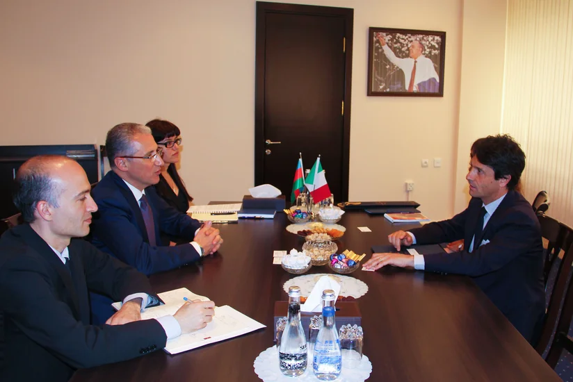 Muxtar Babayev İtaliyanın Azərbaycandakı səfiri ilə görüşüb