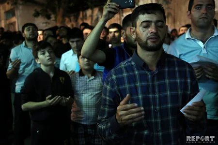 Bakıda Ramazan ayının ilk Qədr gecəsi qeyd olunub - FOTOREPORTAJ
