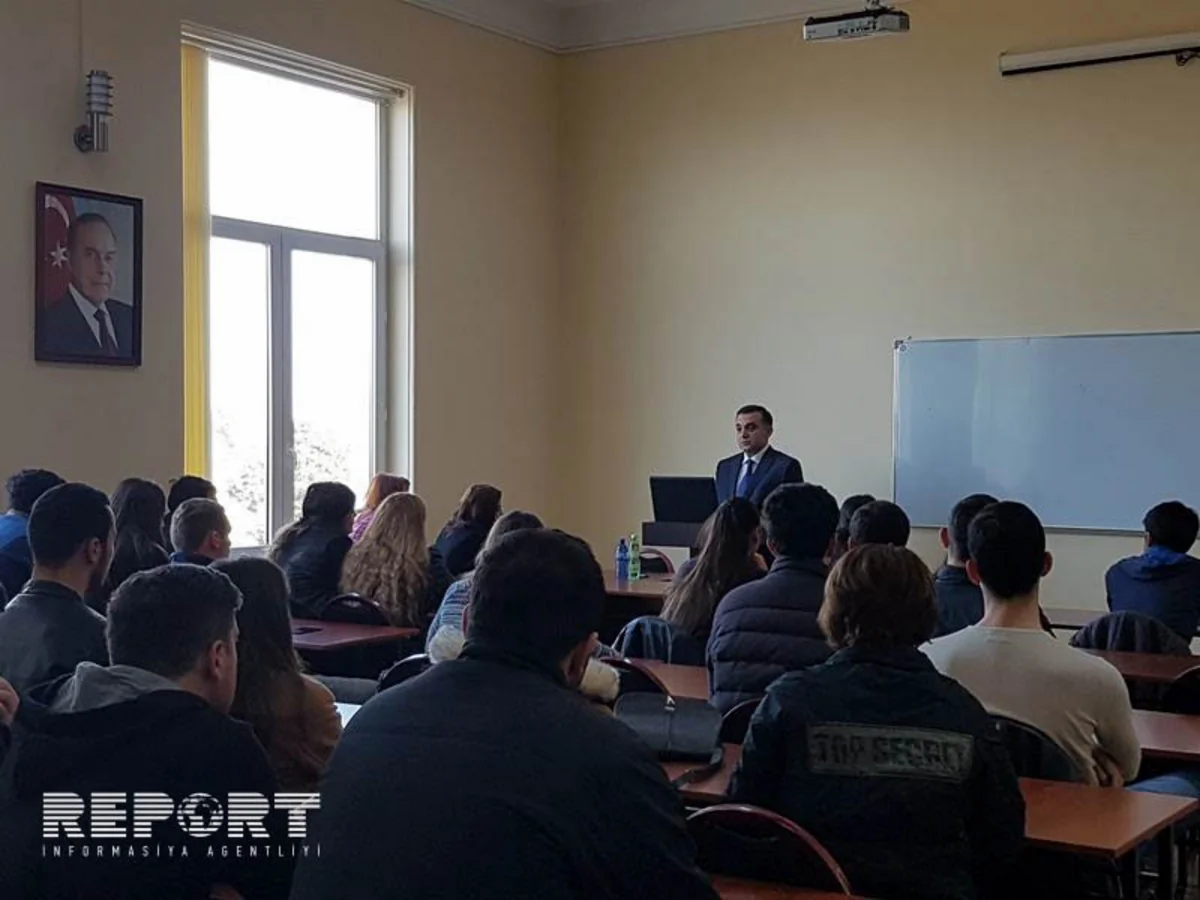 Baş konsul Batumi Dövlət Universiteti tələbələrinə Ermənistanın işğalçılıq siyasətindən danışıb