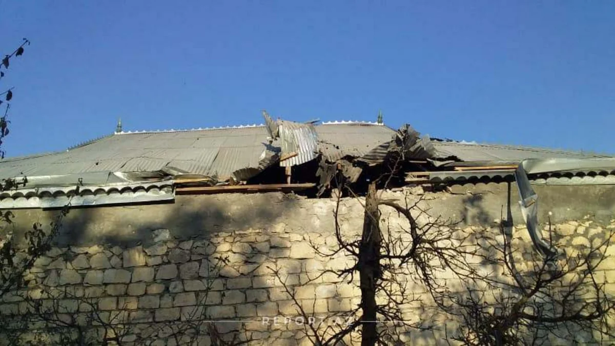 Armenia shells at Terter: House severely damaged