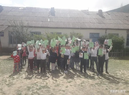 Qubanın ucqar dağ kəndlərində Uşaqların Beynəlxalq Müdafiəsi Günü qeyd edilib - FOTO