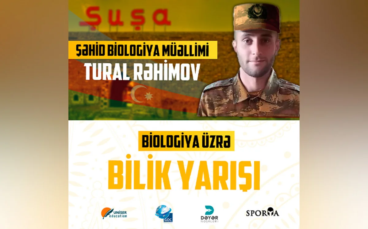 Şəhid müəllimin xatirəsinə həsr olunan bilik yarışı keçirilib