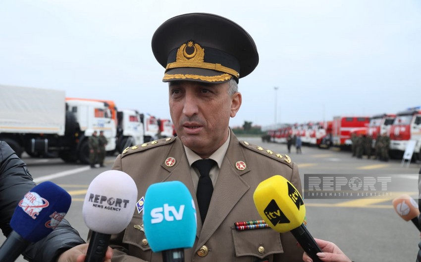 FHN: Yeni alınmış yanğınsöndürmə avtomobilləri azad olunmuş ərazilərimiz üçün nəzərdə tutulub