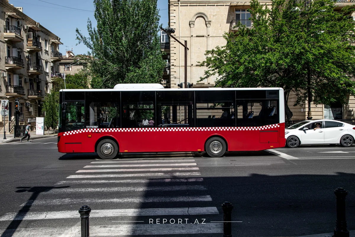 Bakıda 166 avtobus gecikməklə hərəkət edir