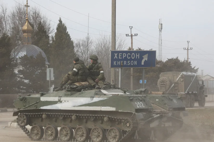 Российские войска вошли в украинский город Херсон