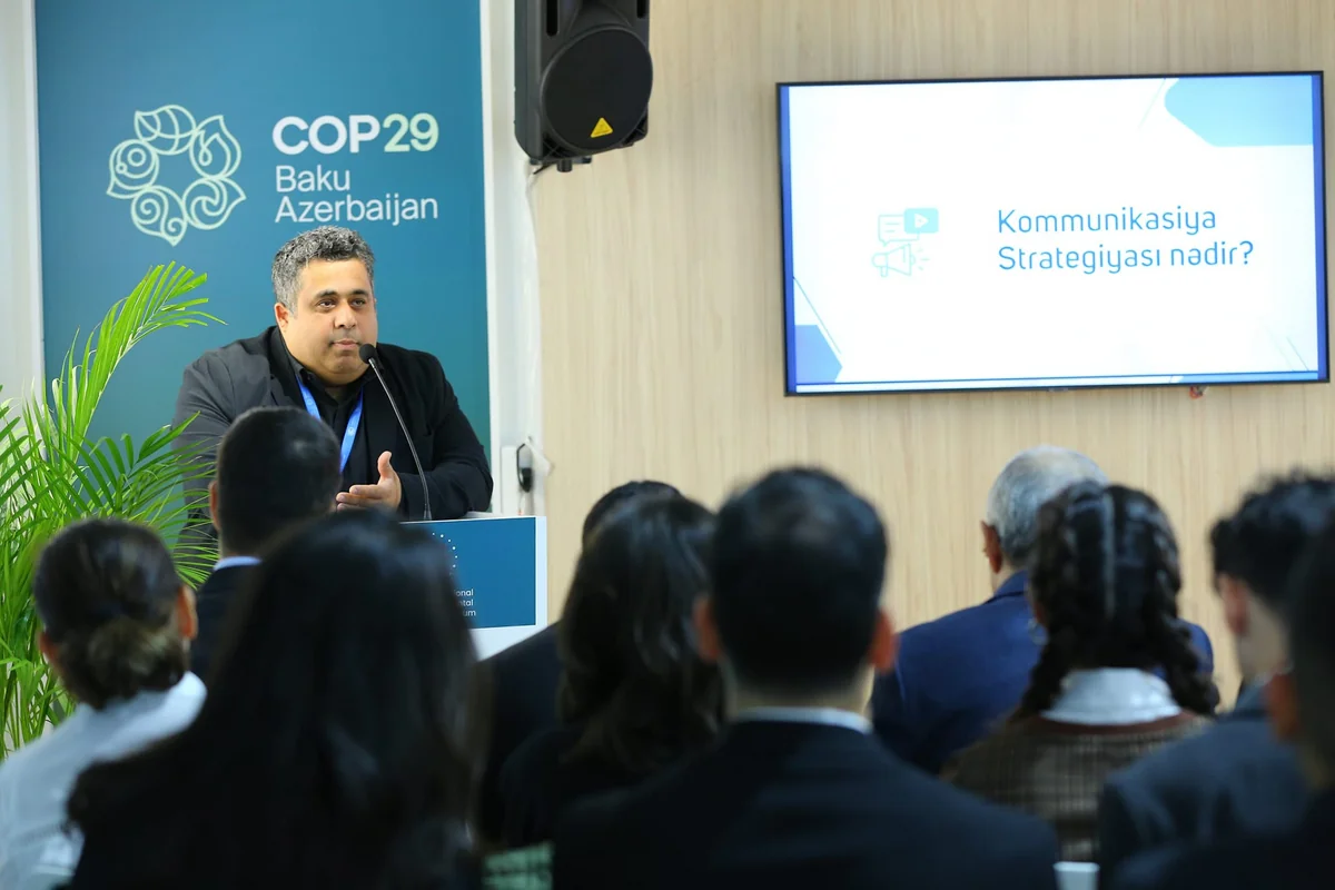COP29-da iqlim savadlılığı ilə bağlı müzakirələr aparılıb