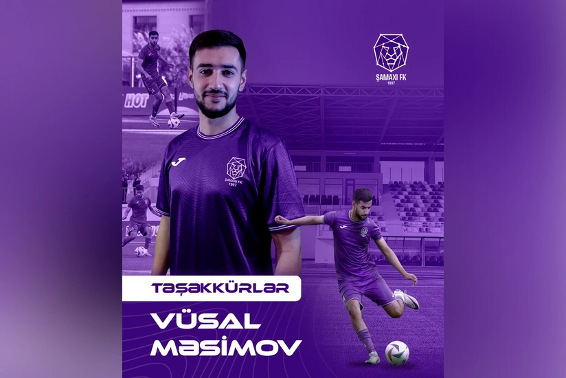“Şamaxı” klubu futbolçusu ilə yollarını ayırıb