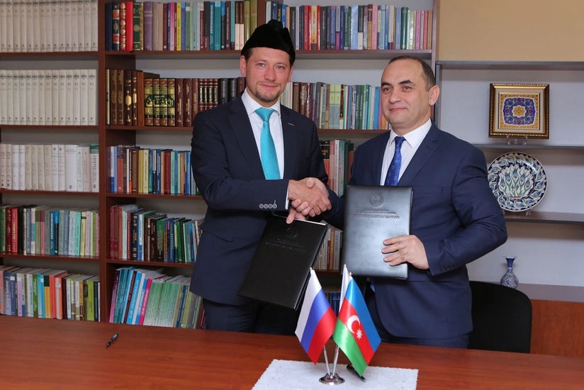 Azərbaycan İlahiyyat İnstitutu ilə Moskva İslam İnstitutu arasında əməkdaşlıq protokolu imzalanıb