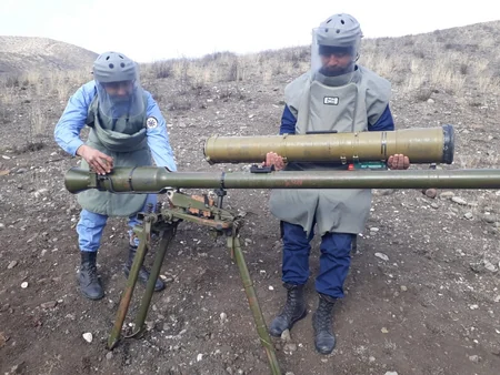 ANAMA: Vətən müharibəsi başlayandan indiyədək 4 546 ədəd piyada əleyhinə mina aşkarlanıb