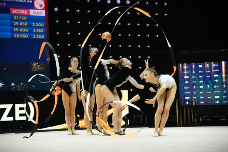 Azərbaycanın bədii gimnastika üzrə qrup hərəkətləri komandası Avropa çempionu olub