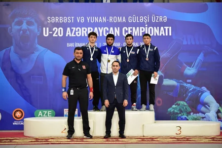 Определились очередные призеры чемпионата Азербайджана по борьбе