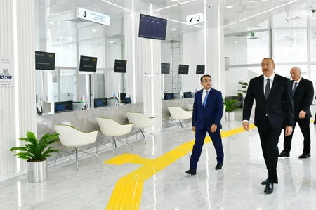 İlham Əliyev Sumqayıtda regional “ASAN xidmət” mərkəzinin açılışında iştirak edib