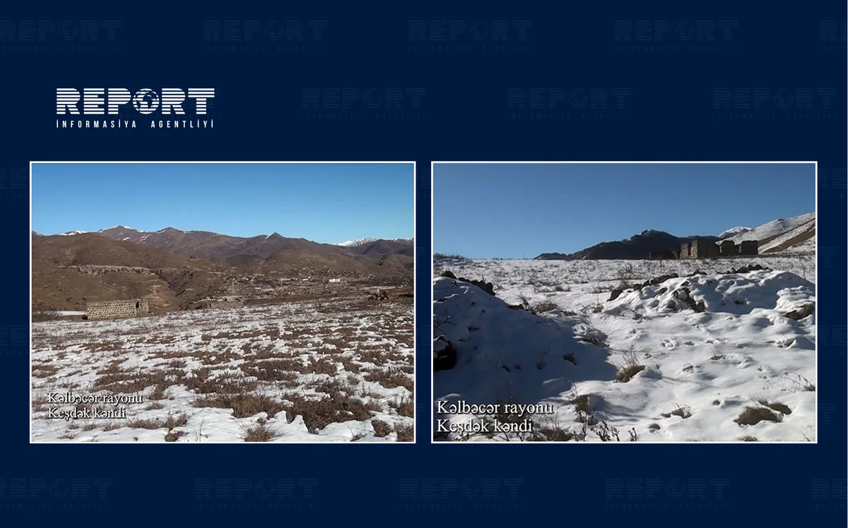 Kəlbəcərin Keşdək kəndindən görüntülər