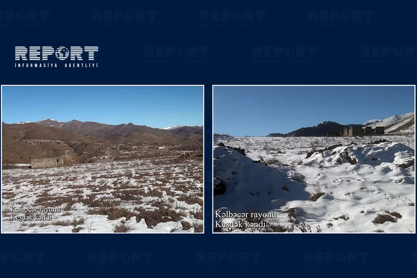 Video footage from Keshdak village of Kalbajar region