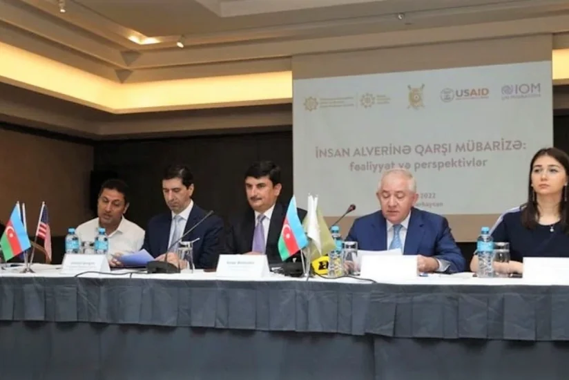 Ombudsmanın nümayəndəsi Ümumdünya İnsan Alverinə qarşı Mübarizə Gününə həsr olunmuş tədbirdə çıxış edib